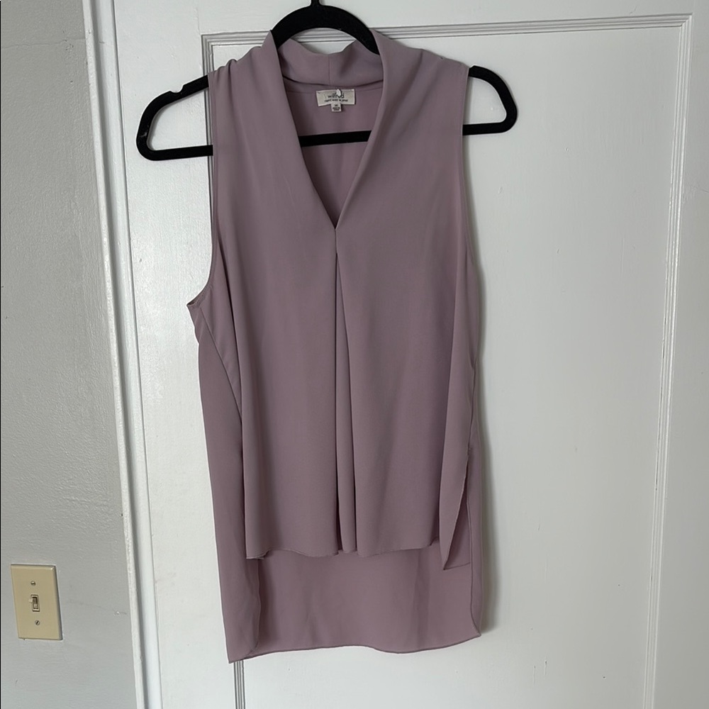 Wilfred Pink Relaxed Pleated Blouse